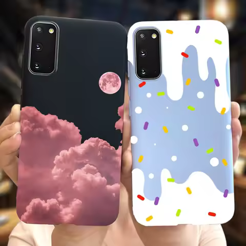 For Samsung Galaxy S20 Plus Case SM-G985 Cover Luxury Landscape Soft Silicone Phone Funda For Samsun