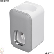 LINDW99 Toothpaste Squeezer, No Drill Detachable Design Toothpaste Dispenser, Easy Operation Grey Wa