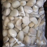 batu koral putih 1 karung beart 10 kg / batu taman / batu hias 1 karung