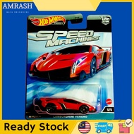 Hotwheels Lamborghini Veneno Rosso Mars Car Culture Speed Machines (Premium Card)