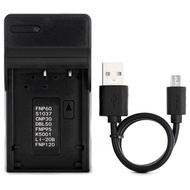 D-LI7 USB Charger for Pentax Optio 450, Optio 550, Optio 555, Optio 750, Optio 750Z, Optio MX, Optio