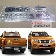 ORIGINAL NISSAN NAVARA D23T NP300 REAR TAIL GATE EMBLEM NP300 NAVARA LOGO. " NP300 NAVARA " BELAKANG