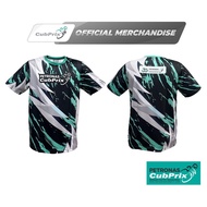 Cub Prix Grey Black Green Abstract 2023 T-shirt