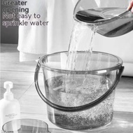 Transparent Timba Plastic Bucket Timba with Dipper and Basin Tabo Palanggana set Home buddies kitche