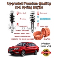 2pcs/set PROTON SAGA VVT Coil Spring Premium Quality Upgraded Buffer Absorber Suspension Shocks Stru