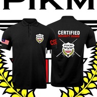 Baju Sulam CSG Security Design Polo Summer Microfiber cotton Polo Classic T-Shirt CSG Security