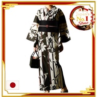 hanacoco Yukata Set 4 Piece Set Yukata, Obi, Decorative String, Hair Accessories Women's Yukata