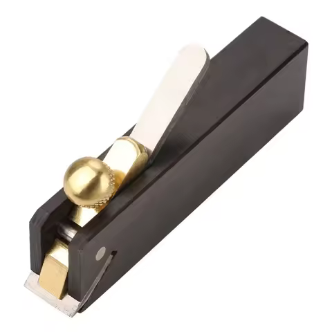 Woodworking Planer Flat Bottom Mini Wood Planer Ebony Hand Tool Ebony Wood Planer Mini Size Wood Tri