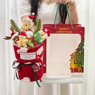 【So starry】ช่อดอกไม้ตุ๊กตา Stitch เย็บร้อย ดอกไม้ตุ๊กตาการ์ตูนน่ารักสีฟ้า ของขวัญวันเกิด ของขวัญวันว