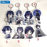 Anime keychain Kimetsu No yaiba character Iguro Obanai