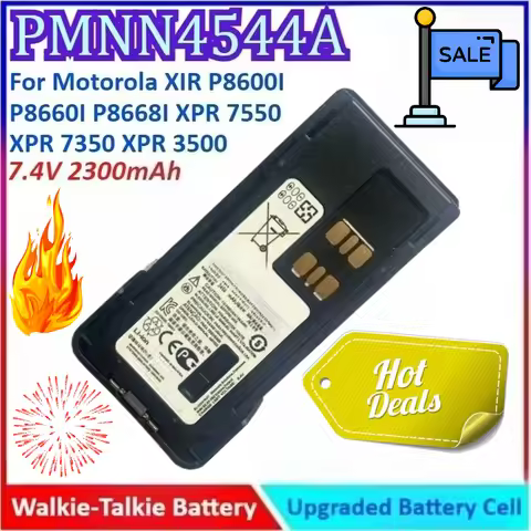 New 2300mAh 7.4V PMNN4544A Walkie Talkie Battery for Motorola XIR P8600I P8668I P8660I XPR 7550 XPR 