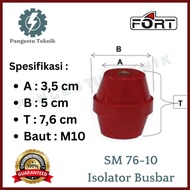 MERAH Insulator Type SM 76-10 Red Color Fort Brand Busbar Isolator/ Red Recolite SM 76/