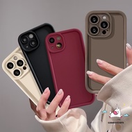 Liquid Silicon Angel Eyes Brown Case For Redmi 12 13C 9C NFC 9 10C 10A 9T A1 12C A2 Note 9 10S 12 8 