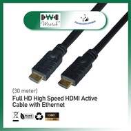 WIRETEK Full HD High Speed HDMI Active Cable with Ethernet (30m) [Stock Clearance]