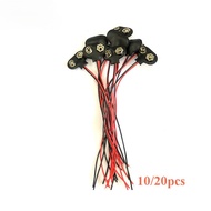 20Pcs/5pcs 9v Battery Connector 9V Battery Snap Connector Clip Lead Wires Holder Wire Length 15CM