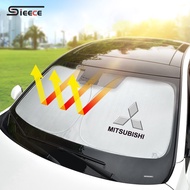 Sieece Car Window Shade Windshield Sun Visor Car Accessories For Mitsubishi Outlander Attrage Lancer