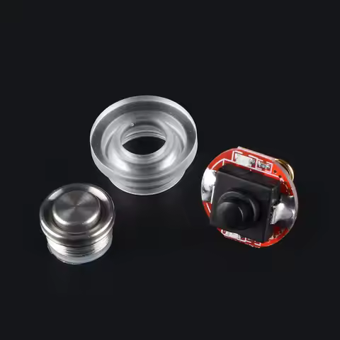 20mm Metal button + Adapter + Light switch kit for Convoy L21A M21A M21B L21B M21C M26C S11 S12 S16 