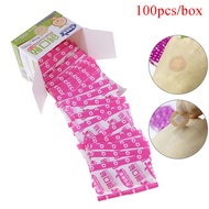 100Pcs/Box Mini Round Disposable  Adhesive Bandage Band-aid Wound Plaster