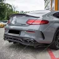 For Mercedes C205 PSM Style Rear Spoiler Wing C Class Coupe C200 C250d C300 C400 C43 C63 AMG Rear Tr