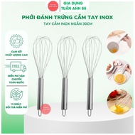 Stainless steel hand-held egg beater, hand-held egg beater, round egg beater GDTA88