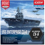 พลาสติก โมเดล ประกอบ Academy 14409 USS Enterprise CV-6 scale 1/700