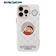 (MagSafe) Crayon Shin-chan เคส iPhone ลายชินจัง ของแท้ 100% สำหรับ iPhone16 เคส 16pro เคส 16promax M