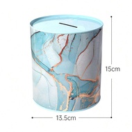 1 con heo đất họa tiết đá cẩm thạch độc đáo, thiết kế tinh tế với kết cấu trong suốt, cảm giác cầm n