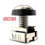 50pcs M6 Mur Baut Lis Besi Lubang Rak / Baut Dan Mur Hard Case