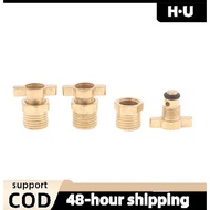 [H·U] 3 pc 1/4 Brass Airpressor Drain Valve Replacement Set for Screwpressor Tools PH