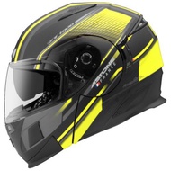 ASTONE RT1000 Plain Black/AB15 Fluorescent Yellow Inner Sunglasses Flip-Up Fully Removable Washable 