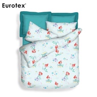 Disney Princess Ariel Bedsheet /Fitted Sheet Set /Summer Light Quilt, 900 TC Microluxe, Happy Ariel