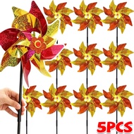 High Gloss Laser Reflective Bird Repellent Windmill - 8-Blade Rotating Deter Birds Repeller