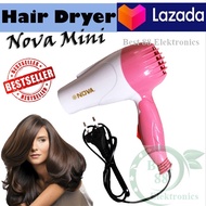 Hair Dryer Mini - Nova Hair Dryer/ Ladystar Hair Dryer/ Muxindo Hair Dryer Mermaid Fleco - Random