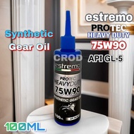 Estremo Protec Heavy Duty 75W90 Synthetic Gear Oil API GL-5 (100ml) Smooth Shifting for Manual, Axle