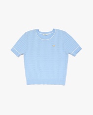 LEE - Áo sweater nữ cổ tròn tay ngắn Logo LWT010203207667-A07954