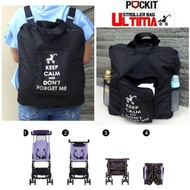 Ultima Pockit BACKPACK Stroller Bag - Black