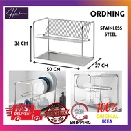 Swedish Design ORDNING Stainless steel dish rack Rak sinki Rak pinggan Dish drainer Rak pinggan cawa