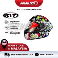 KYT TT-Revo Riccardo Rossi KYT Fullface Helmet Sirim Full Face Helmet Murah Helmet ttrevo tt revo  S