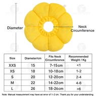 Elizabethan Collar Cat Recovery Collar E-Collar Pet Cone Sunflower Soft Cover Sterilization Collar D