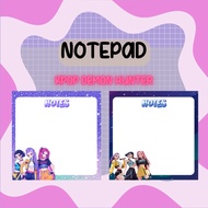 Kpop Demon Hunter Notepad