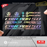 Pacific Cameron 5.0 Cutting Sticker Variasi Sepeda Stiker Aksesoris Frame Batang Mtb Lipat Dewasa