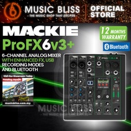 Mackie Mixer PROFX6V3+ 6-channel Professional Analog Mixer With USB