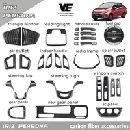 Vemart proton persona iriz VVT 2015-2024 car Carbon fiber accessories interior exterior new persona 