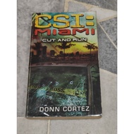 CSI Miami: Cut and Run| **Used**| Donn Cortez| Pocket Books