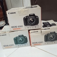3 Box Canon 650D - Kardus Kamera
