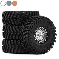 72x28mm 1.3" Metal Beadlock Wheel and Tire Set for 1/18 1/24 RC Crawler Car TRX4M SCX24 AX24 FCX24 F