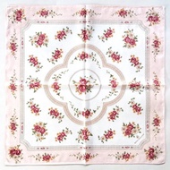 Royal Doulton 復古手帕花卉編織粉色 23 x 23 英寸