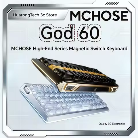 MCHOSE God 60 Keyboards Mortal Animation Joint Magnetic Axis Keyboard Gaming Special Mechanical Tile