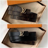 Louis Vuitton LV Belt Women Iconic Reversible 2cm Monogram - Black GHW