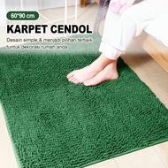 Karpet Keset Cendol Microfiber Tebal Besar Ukuran 60X90Cm Anti Licin